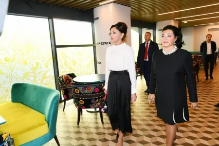 Mehriban Əliyeva Gimnastika Mərkəzi ilə tanış oldu