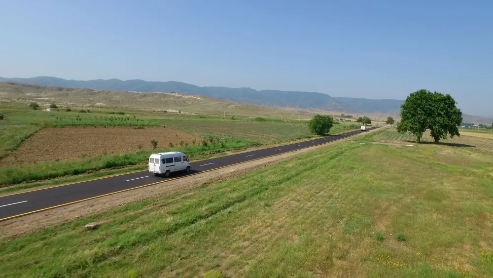 Azərbaycanda bu yol - YENİDƏN QURULDU - FOTO