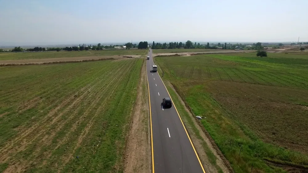Azərbaycanda bu yol - YENİDƏN QURULDU - FOTO