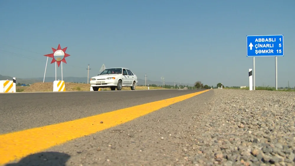 Azərbaycanda bu yol - YENİDƏN QURULDU - FOTO