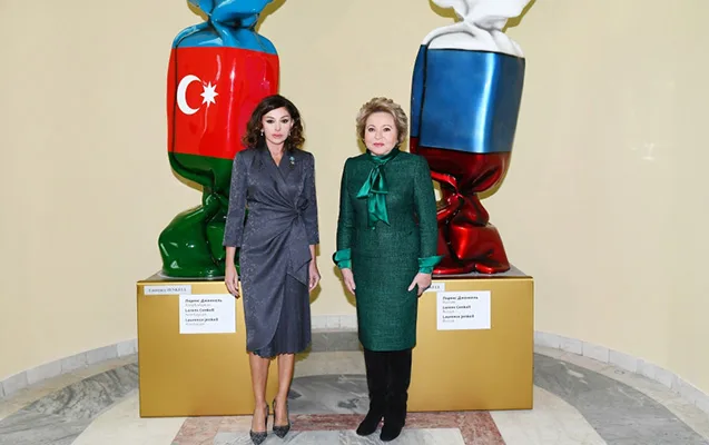 Mehriban Əliyeva “Azərbaycan” pavilyonunun açılışında olub - -FOTOLAR