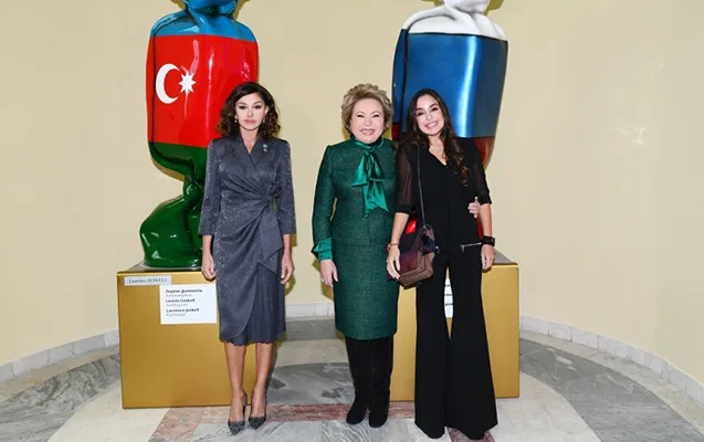 Mehriban Əliyeva “Azərbaycan” pavilyonunun açılışında olub - -FOTOLAR