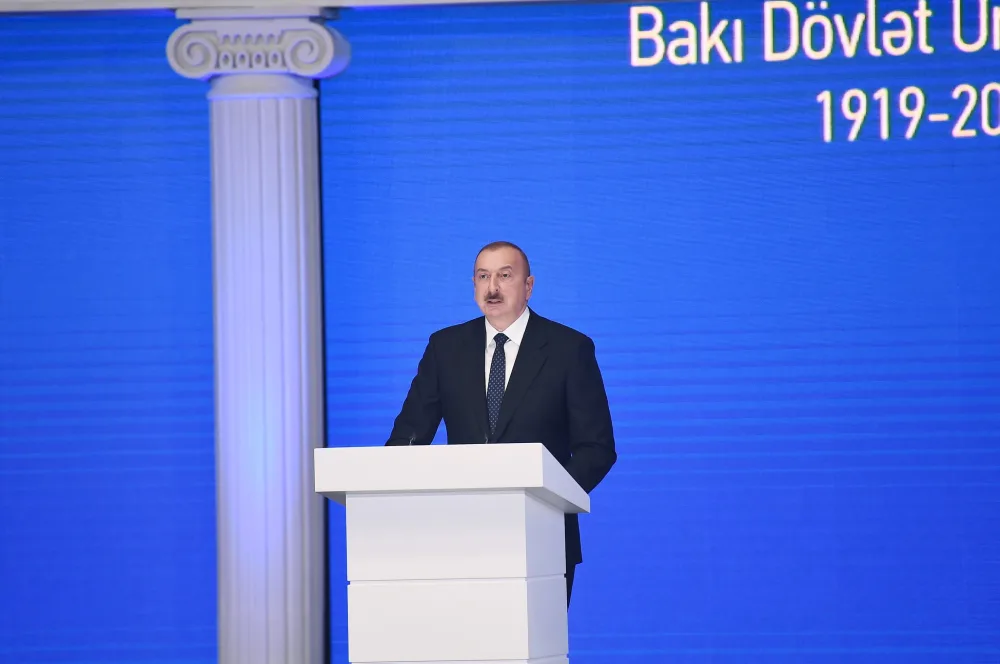 Prezident BDU-nun 100 illik yubileyində - FOTO- VİDEO - YENİLƏNDİ 2