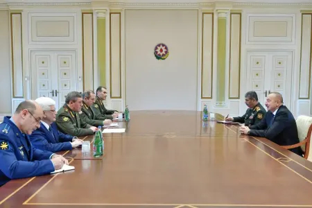 İlham Əliyev Valeri Gerasimovu qəbul etdi - YENİLƏNDİ - FOTO