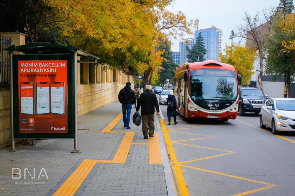 Bakıda görmə məhdudiyyətli insanlar üçün - DAYANACAQ