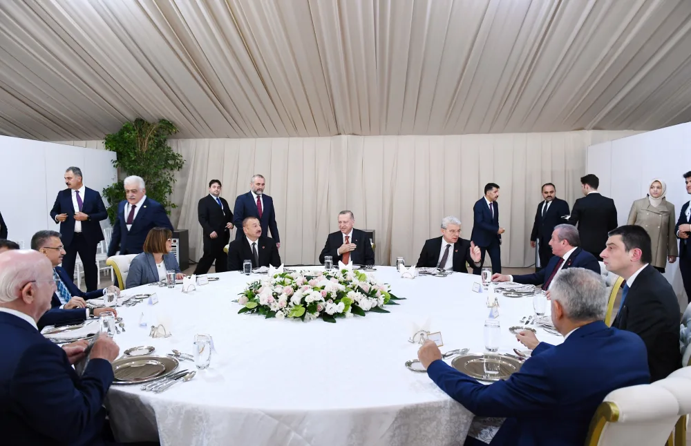 Prezident İlham Əliyev ziyafətdə iştirak edib - -TANAP