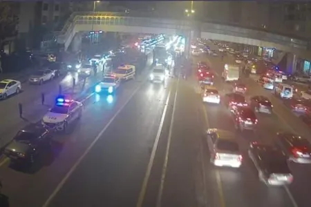 20 Yanvar dairəsində qəza tıxaca səbəb oldu