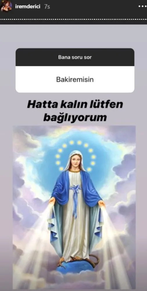 İrem "bakirəsən?" sualına - ŞƏKİL İLƏ CAVAB VERDİ - FOTO