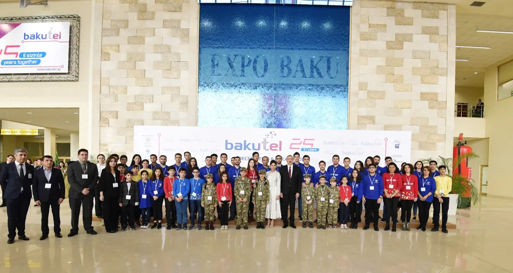 Prezident və xanımı "Bakutel-2019” - SƏRGİSİNDƏ