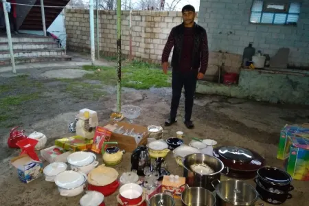 Qubada həmkəndlisinin evini soyan şəxs - SAXLANILDI - FOTO