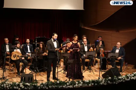 Xalq şairi Nəbi Xəzrinin 95 illiyinə həsr olunmuş ədəbi-bədii gecə keçirilib - FOTOLAR