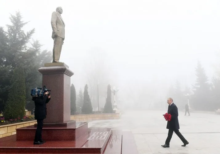 Prezident İlham Əliyev Şamaxı rayonuna səfər edib - FOTO
