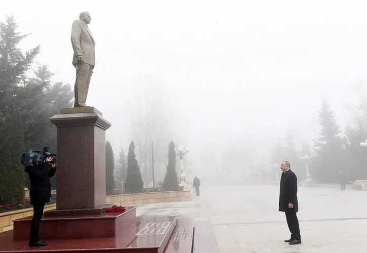 Prezident İlham Əliyev Şamaxı rayonuna səfər edib - FOTO
