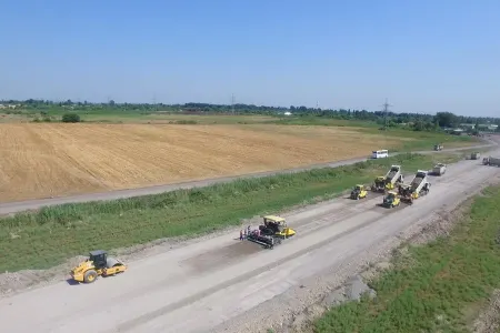 Xaldan-Şəki magistralı və Şəki şəhərinin giriş yolu yenidən qurulur - FOTO