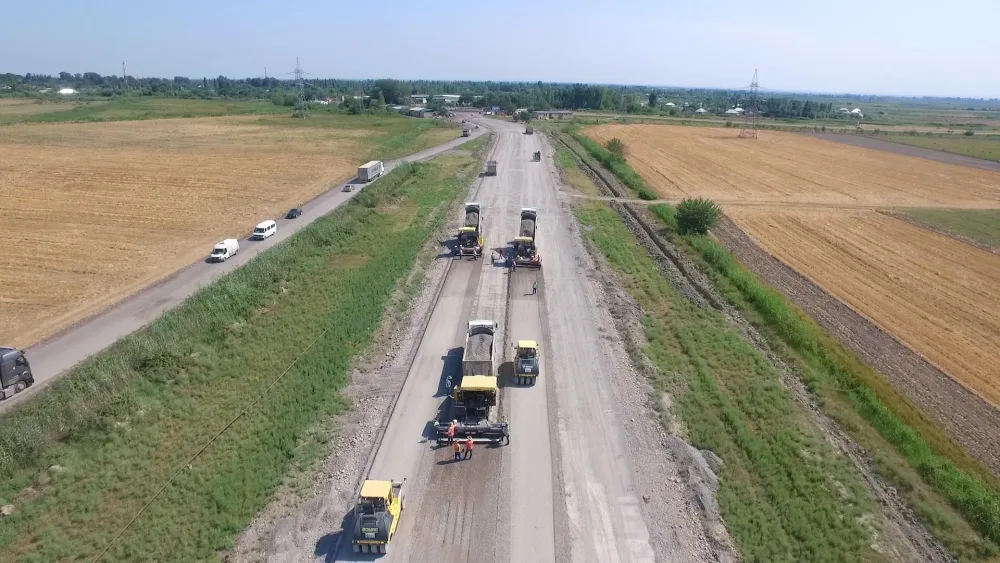 Xaldan-Şəki magistralı və Şəki şəhərinin giriş yolu yenidən qurulur - FOTO