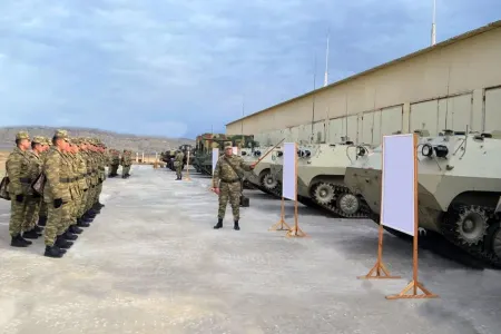 Ali Hərbi Məktəbin kursantları çöl çıxışlarına başladı - FOTO - VİDEO
