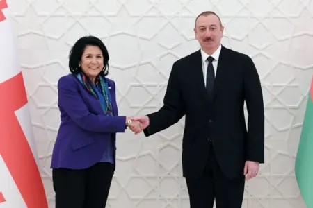 Gürcüstan prezidenti: - "İlham Əliyev zəmanəmizin ən uğurlu liderlərindən biridir”