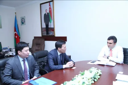 Qazaxıstanlı ekspertlər Bakıda - FOTO