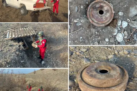 Ağstafada tank əleyhinə - MİNA TAPILDI