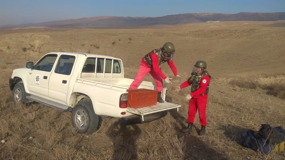 Ağstafada tank əleyhinə - MİNA TAPILDI