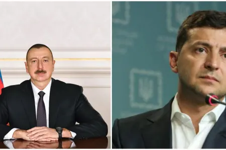 İlham Əliyev Zelenskiyə başsağlığı verdi