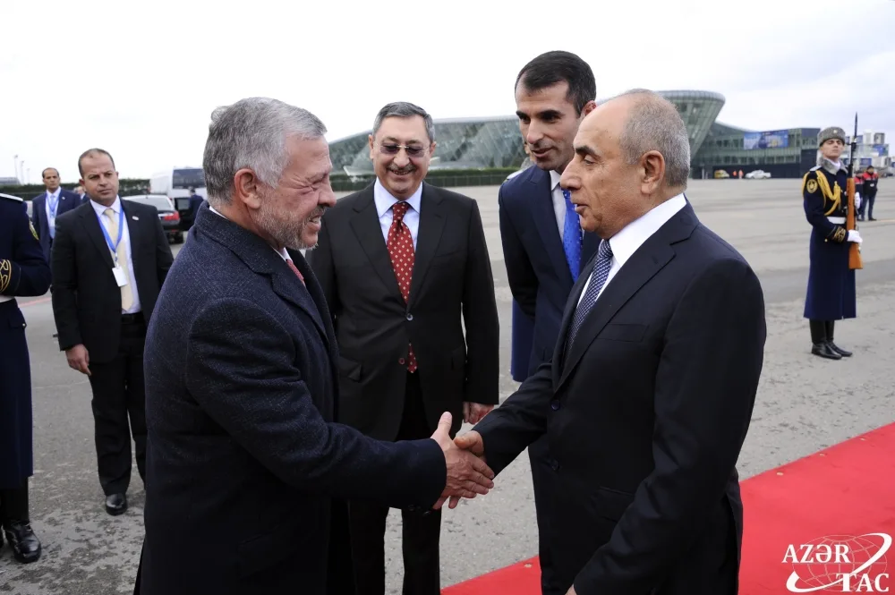 İordaniya kralı Azərbaycanda