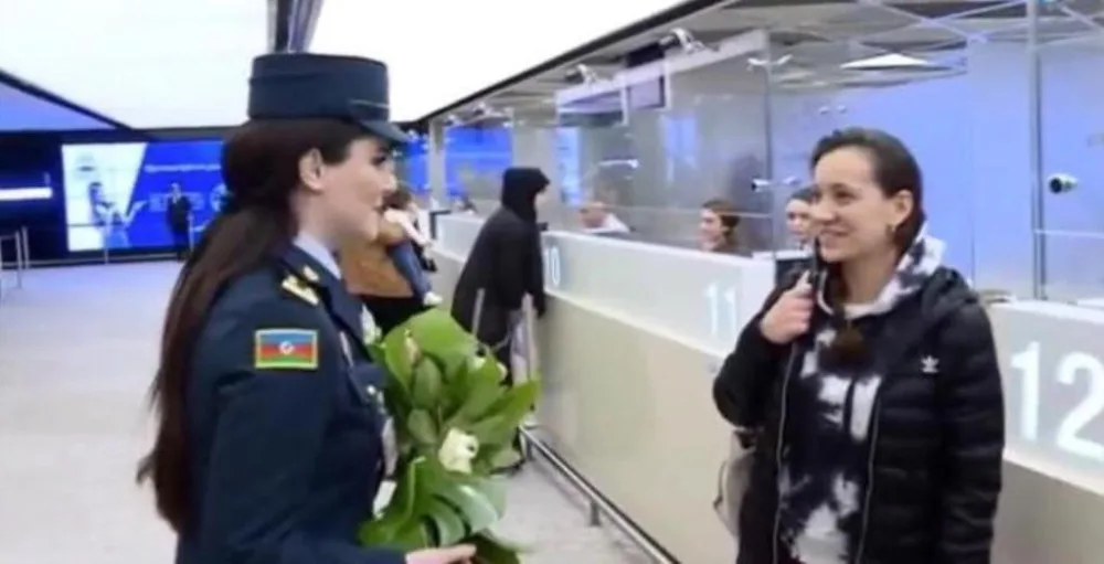 Ölkəmizə gələn 3 milyonuncu xarici qonaq belə qarşılandı- " - FOTOLAR
