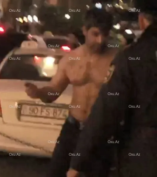 Bakıda yarıçılpaq oğlanlar bıçaqla insanlara hücum etdi