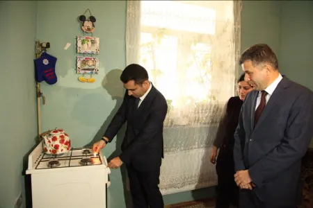 Yevlaxda 118 evə - QAZ VERİLDİ - FOTO