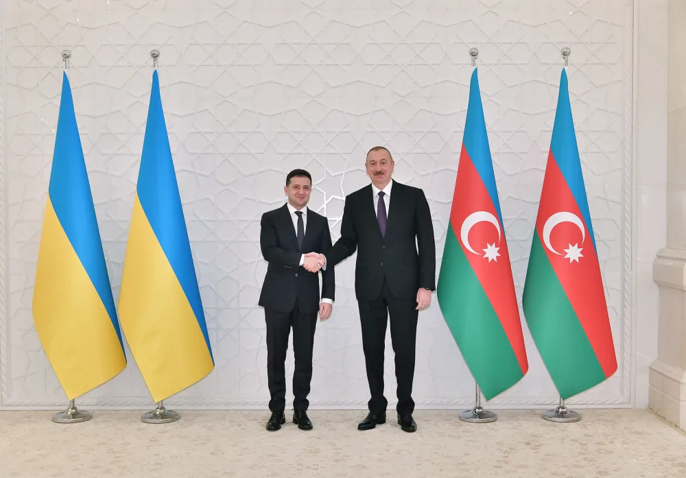 Ukrayna Prezidentinin rəsmi qarşılanma mərasimi - FOTOLAR - VİDEO - YENİLƏNDİ 2