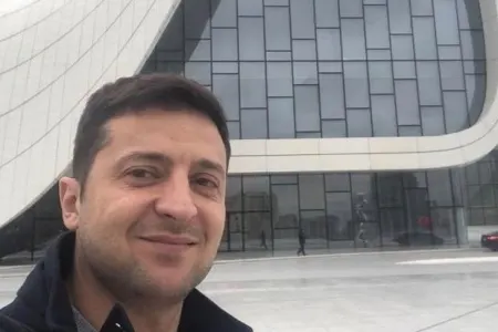 Zelenski Bakıdan görüntü paylaşdı - FOTO