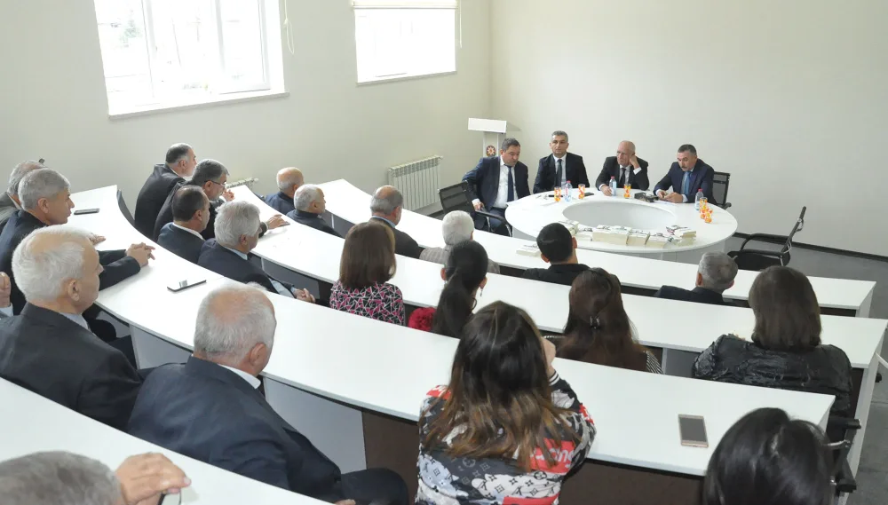 İctimai Şura üzvləri Lənkəran Dövlət Universitetində olub - FOTOLAR