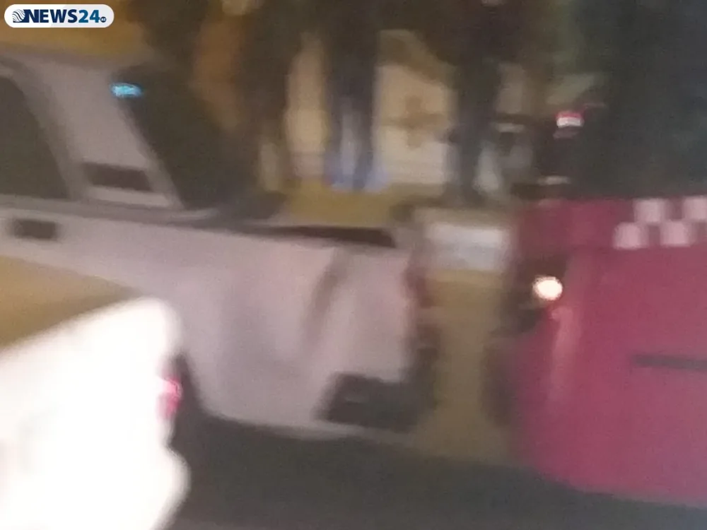 Bakıda sərnişin avtobusu qəzaya uğradı - FOTOLAR