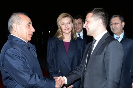 Zelenskinin Azərbaycana səfəri başa çatdı - -FOTOLAR