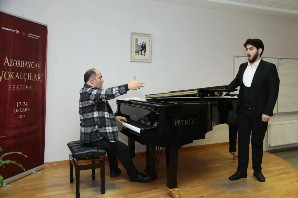 “Azərbaycan vokalçıları”nda ustad dərsi keçirilib - FOTOLAR