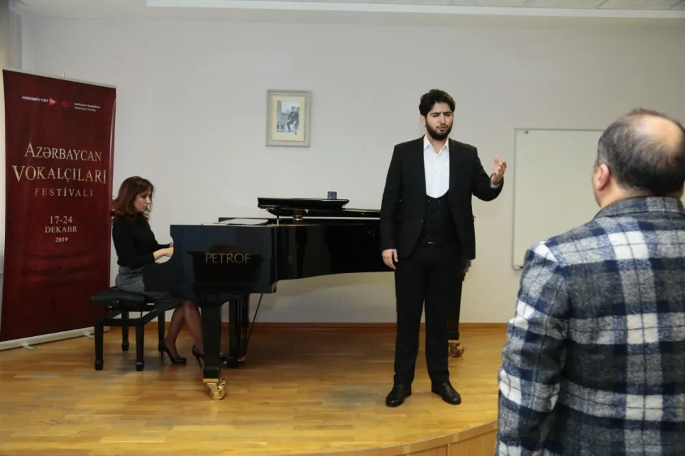 “Azərbaycan vokalçıları”nda ustad dərsi keçirilib - FOTOLAR