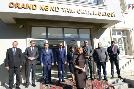 Nazir müavini Lerikdə məktəb açılışında - FOTOLAR