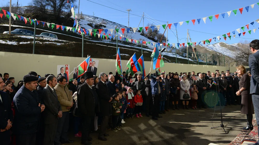 Nazir müavini Lerikdə məktəb açılışında - FOTOLAR