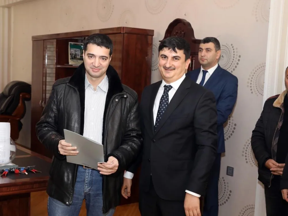 Qaradağda şəhid ailələri və Qarabağ müharibəsi əlillərinə - MƏNZİL VERİLDİ - FOTO