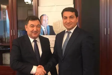 Prezidentin köməkçisi Beynəlxalq Türk Akademiyasının - PREZİDENTİ İLƏ GÖRÜŞDÜ
