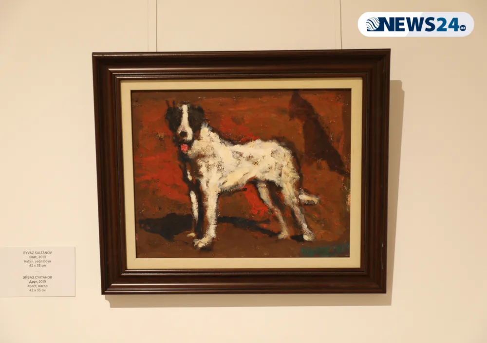 Müasir İncəsənət Muzeyində xeyriyyə sərgisi açılıb - FOTOLAR