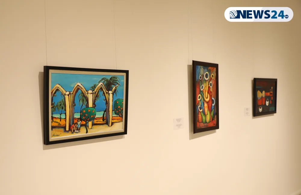 Müasir İncəsənət Muzeyində xeyriyyə sərgisi açılıb - FOTOLAR