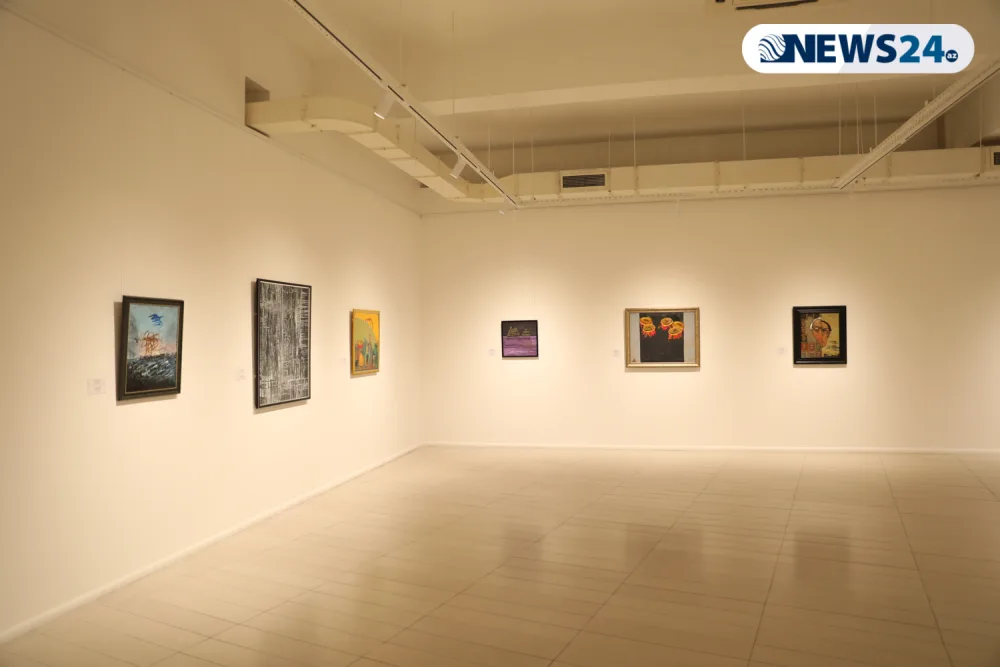 Müasir İncəsənət Muzeyində xeyriyyə sərgisi açılıb - FOTOLAR