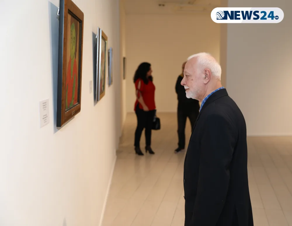 Müasir İncəsənət Muzeyində xeyriyyə sərgisi açılıb - FOTOLAR