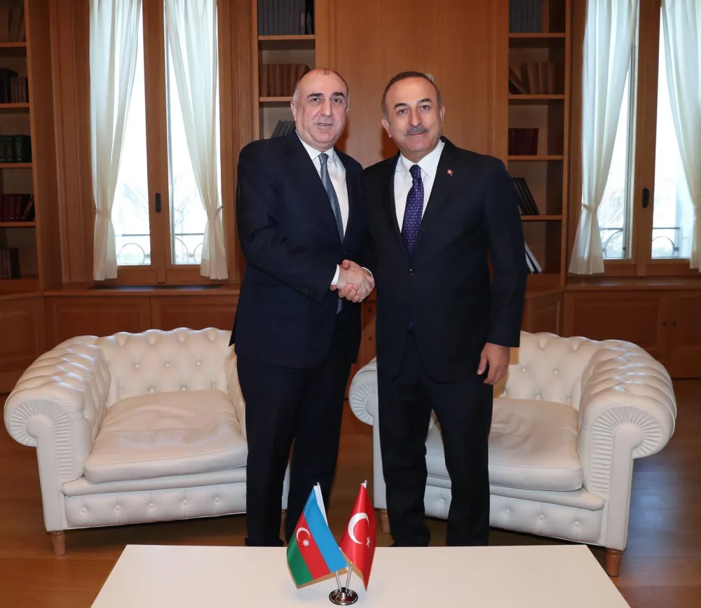 Elmar Məmmədyarov Çavuşoğlu ilə görüşdü