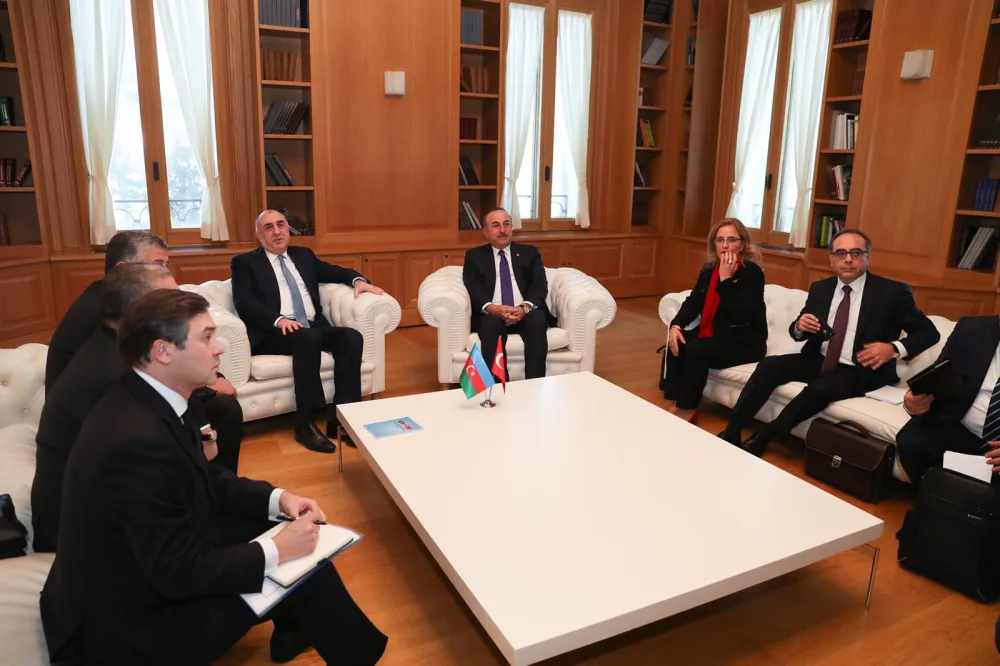 Elmar Məmmədyarov Çavuşoğlu ilə görüşdü