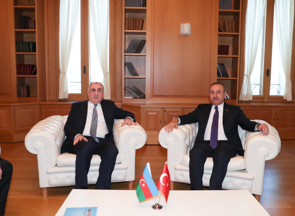 Elmar Məmmədyarov Çavuşoğlu ilə görüşdü