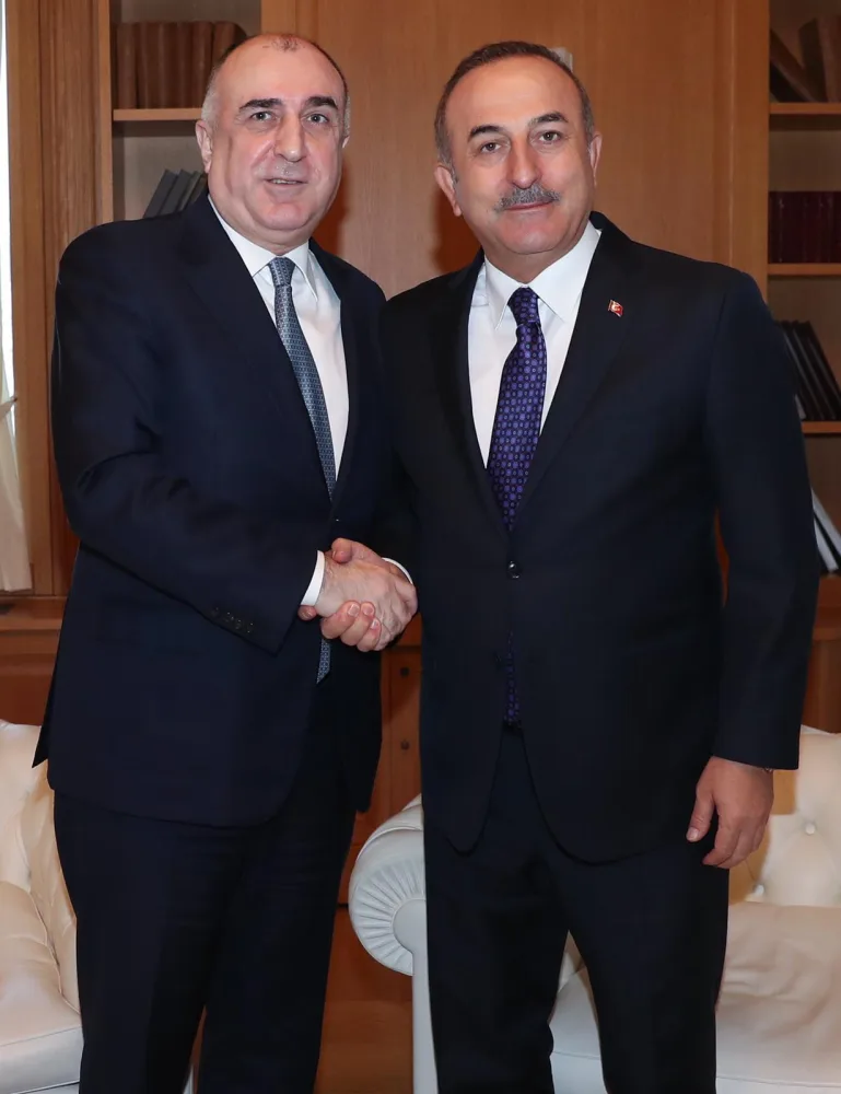Elmar Məmmədyarov Çavuşoğlu ilə görüşdü
