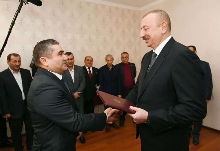 Prezident Qarabağ müharibəsi əlillərinə mənzil və avtomobillər - TƏQDİM ETDİ