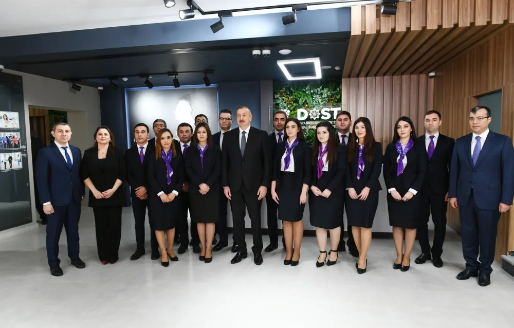 İlham Əliyev 2 saylı DOST mərkəzinin - AÇILIŞINDA - FOTOLAR